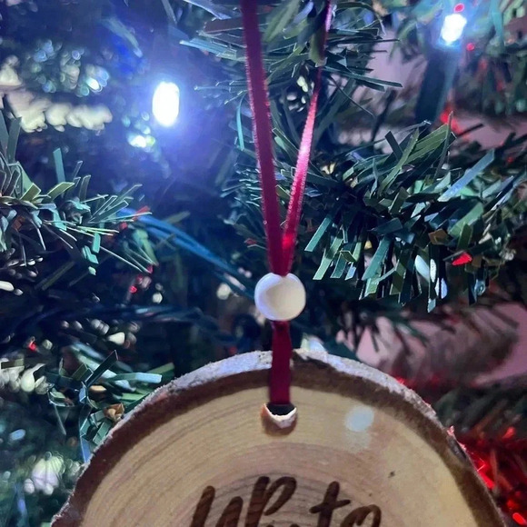 Handmade Wood Christmas  Ornament - Picture 5 of 6